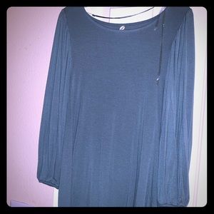 Small Cupid Olive Bubble Sleeve Blouse